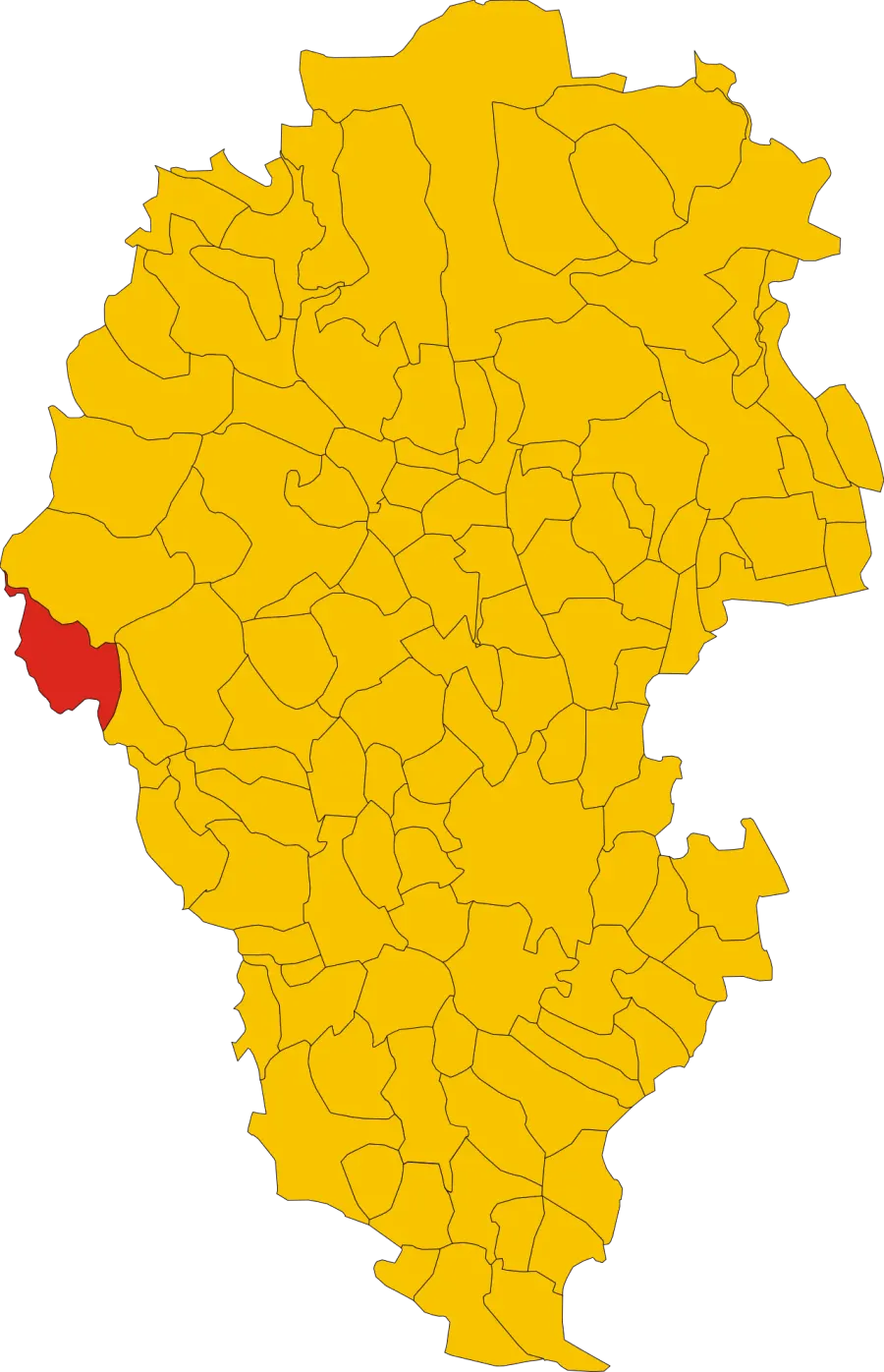 La carte Crespadoro