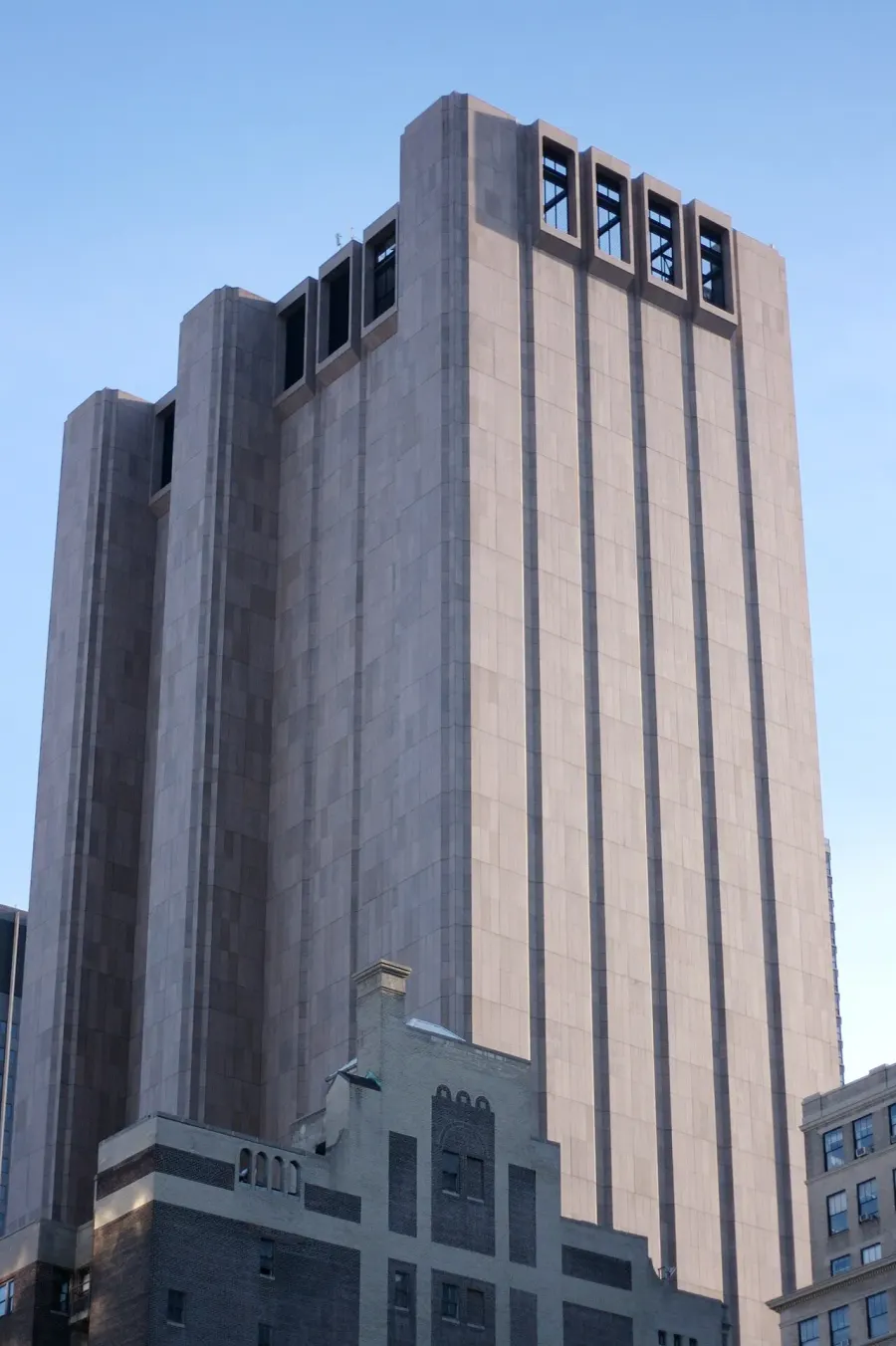 La carte AT&T Long Lines Building