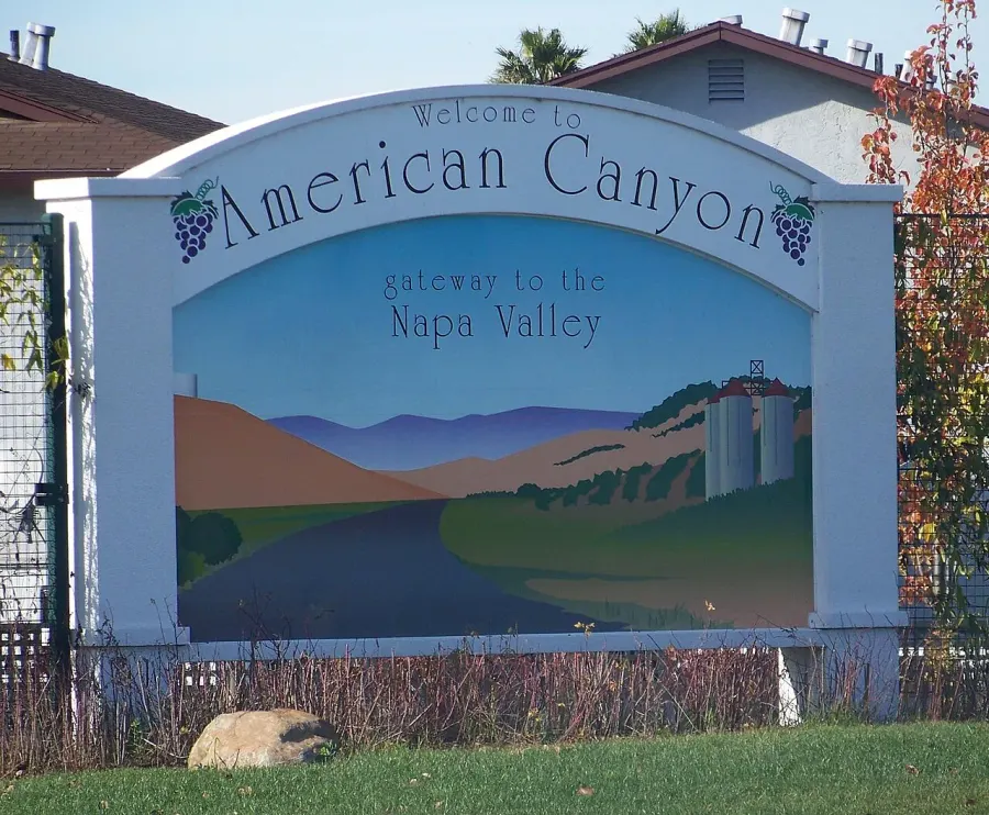 La carte American Canyon