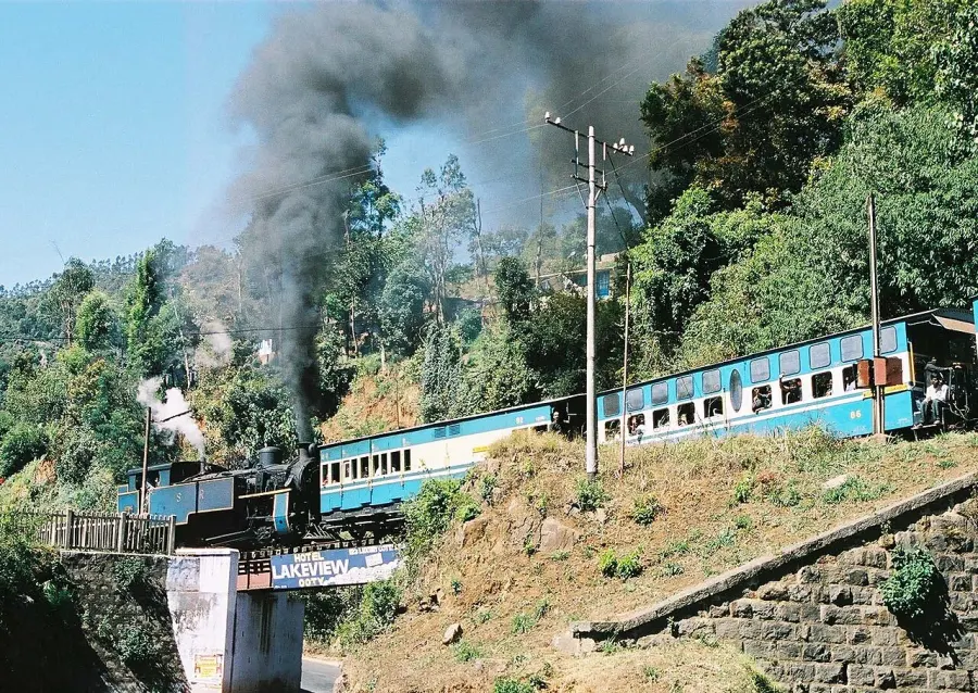 La carte Nilgiri Mountain Railway
