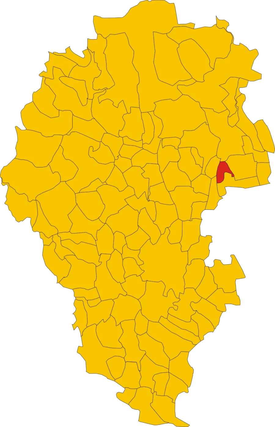 La carte Cartigliano