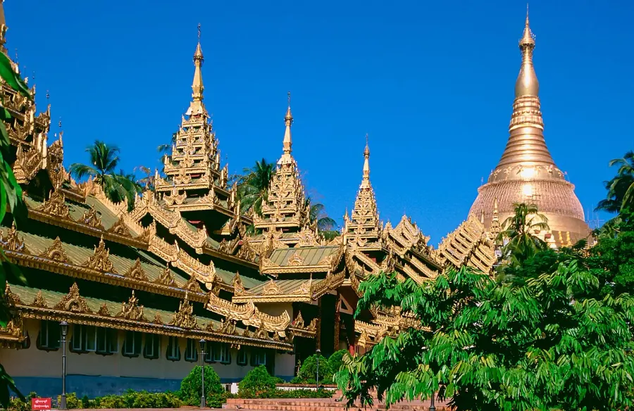 La carte Pagode Shwedagon