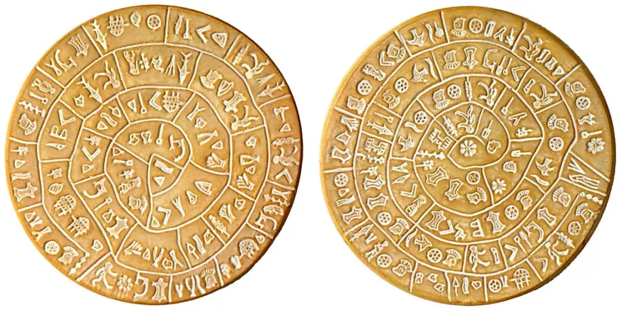 La carte Disque de Phaistos