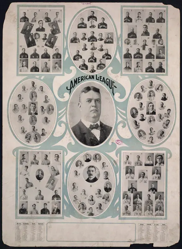 The American League card