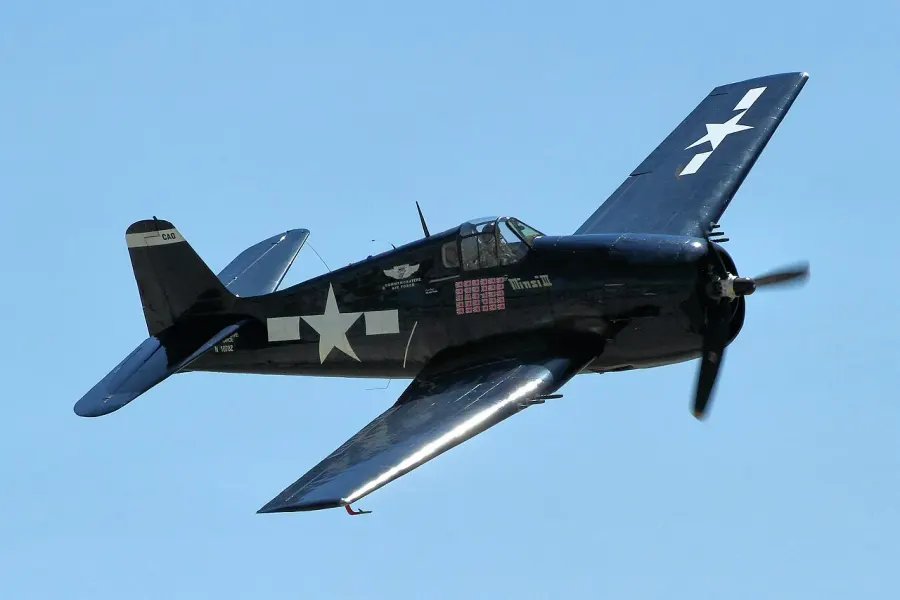 The Grumman F6F Hellcat card