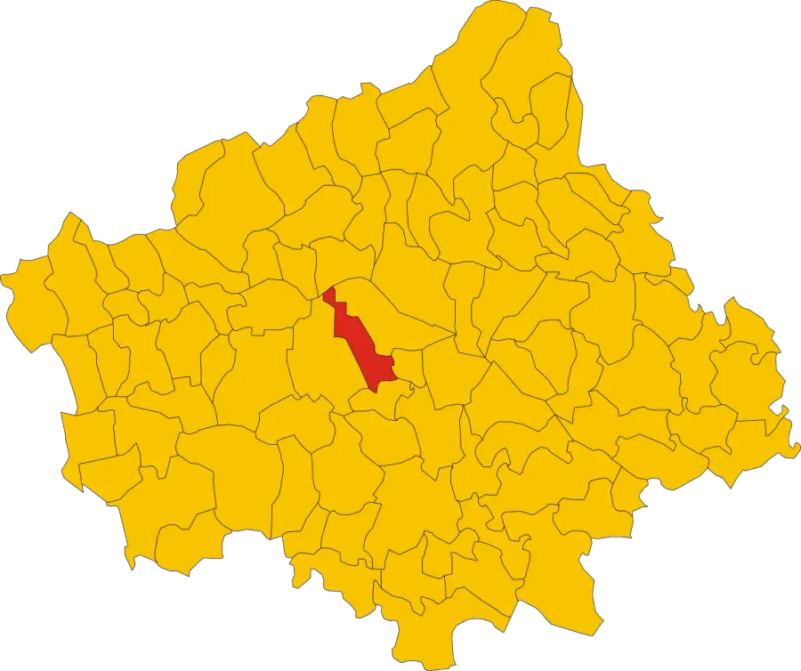 La carte Giavera del Montello