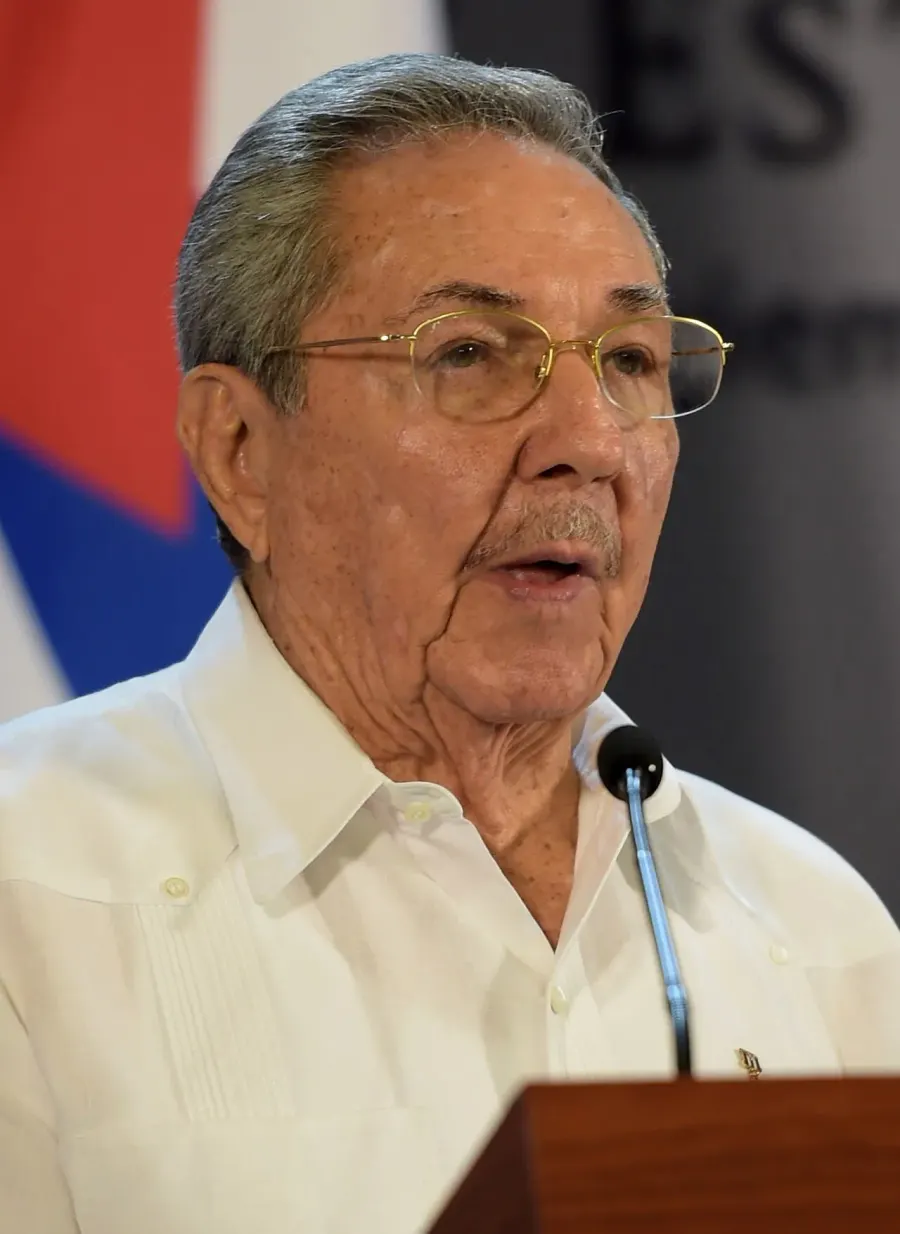 La carte Raúl Castro
