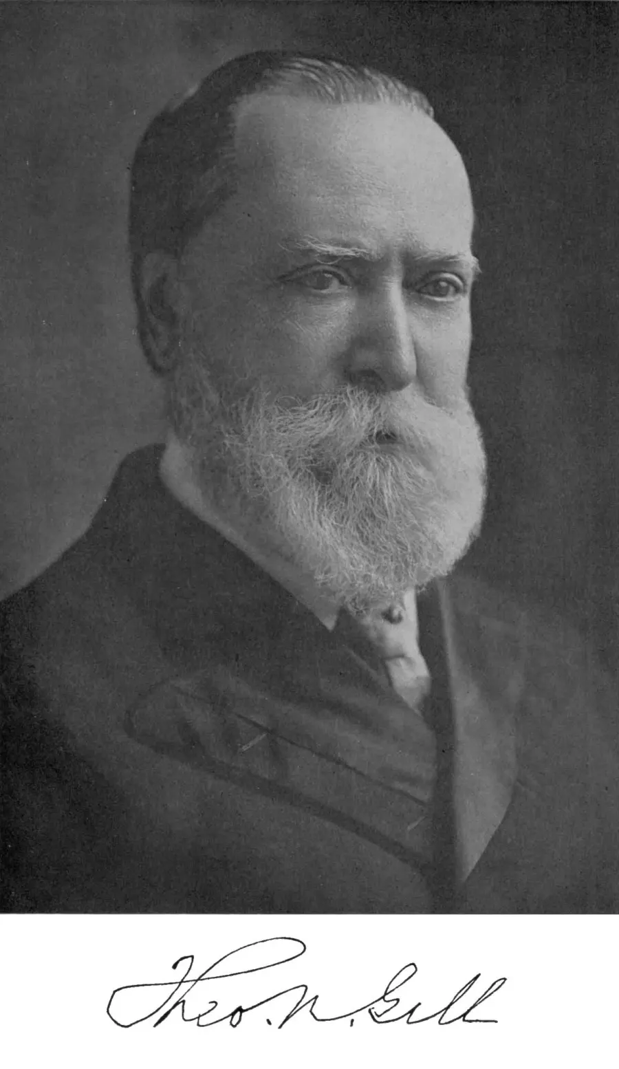La carte Theodore Nicholas Gill