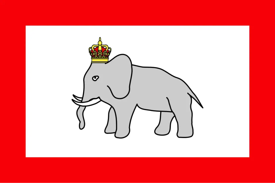 La carte Royaume du Dahomey