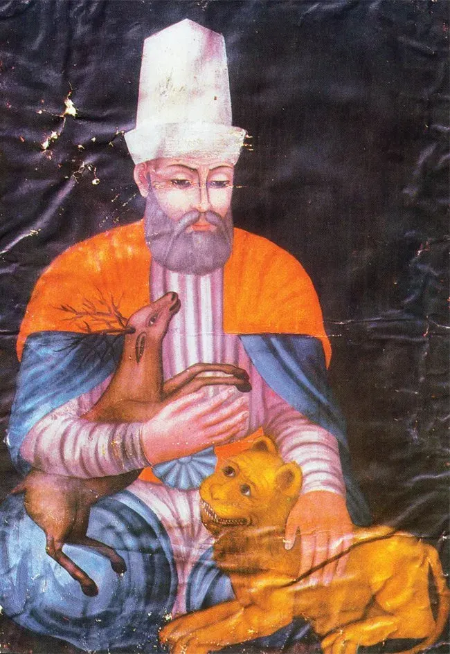 La carte Hadji Bektash Veli