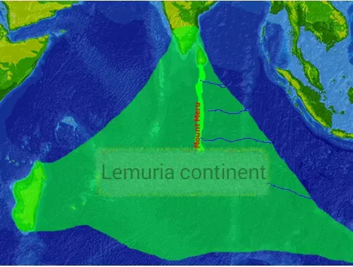 La carte Lémurie
