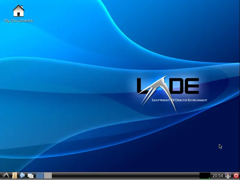 The LXDE card