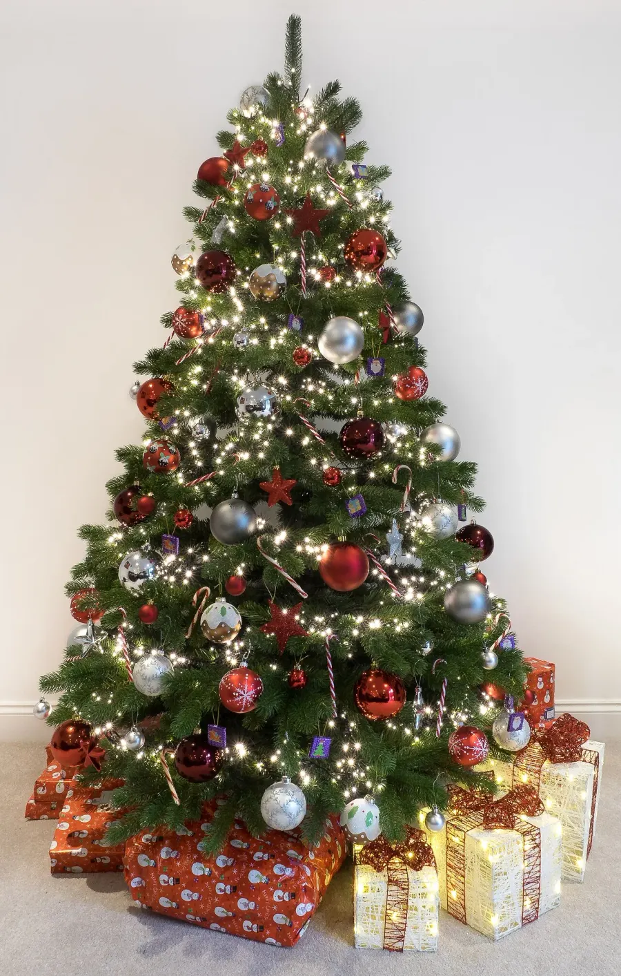 The Christmas tree card
