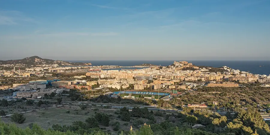 La carte Ibiza