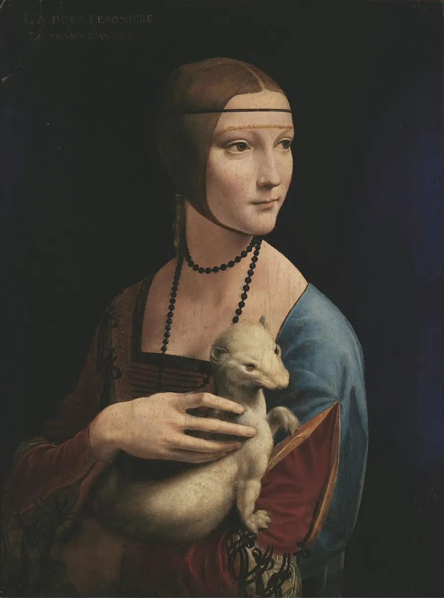 The Lady with an Ermine card