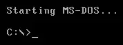 La carte MS-DOS