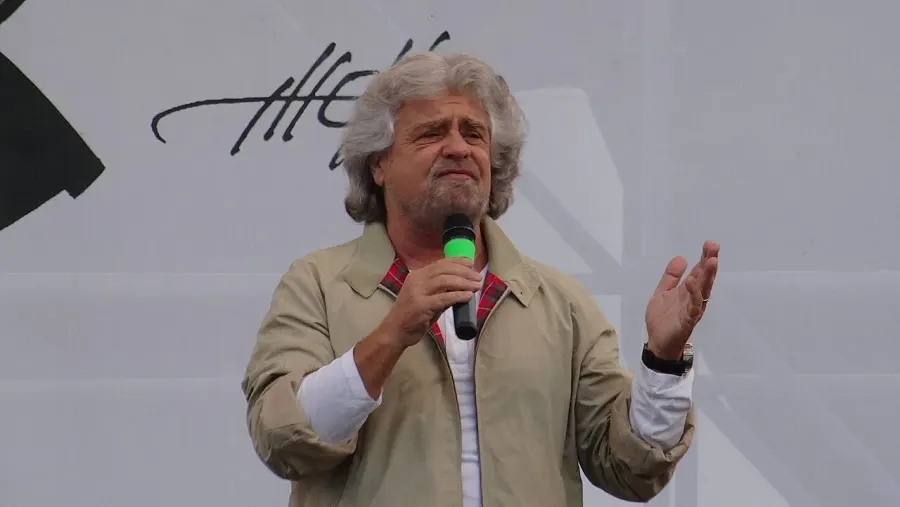 La carte Beppe Grillo