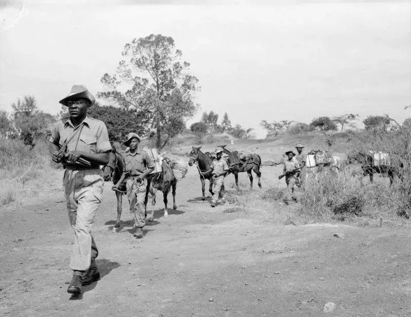 The Mau Mau rebellion card