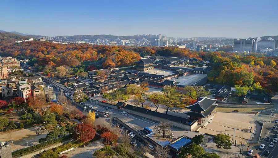 La carte Changdeokgung