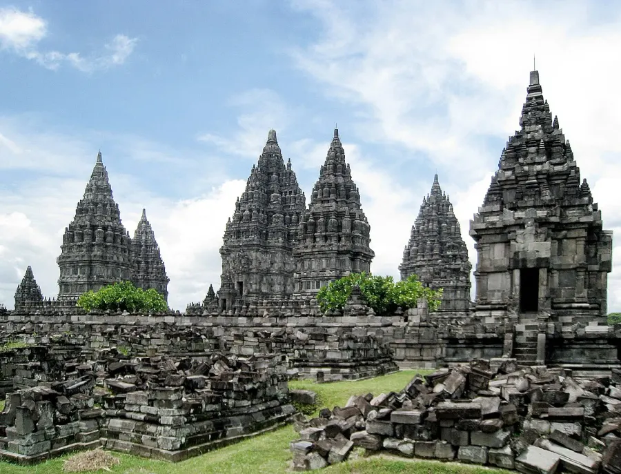 La carte Temple de Prambanan