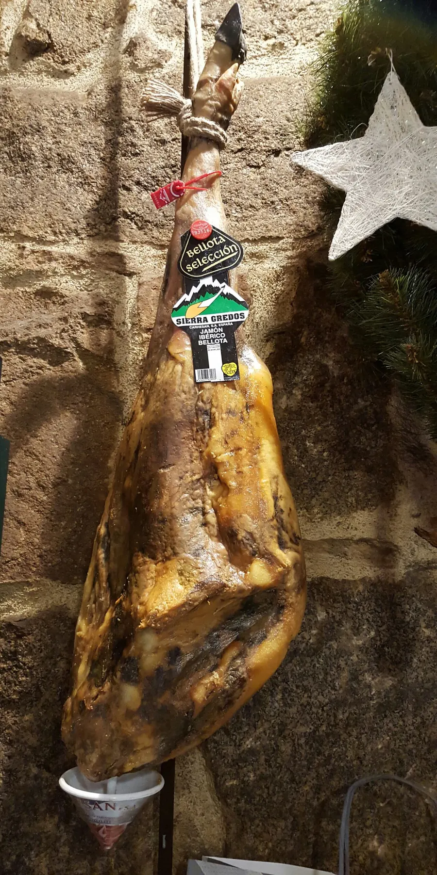 The Jamón ibérico card