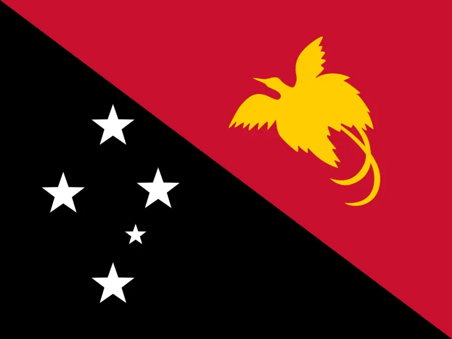 The Papua New Guinea national soccer team card