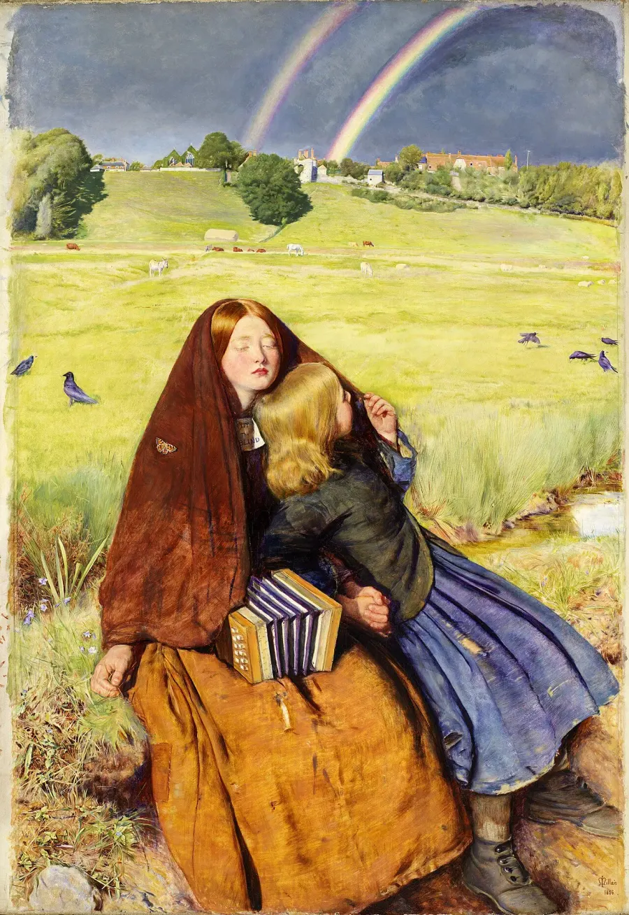 The The Blind Girl card