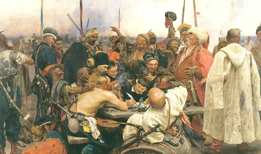 The Cossacks card