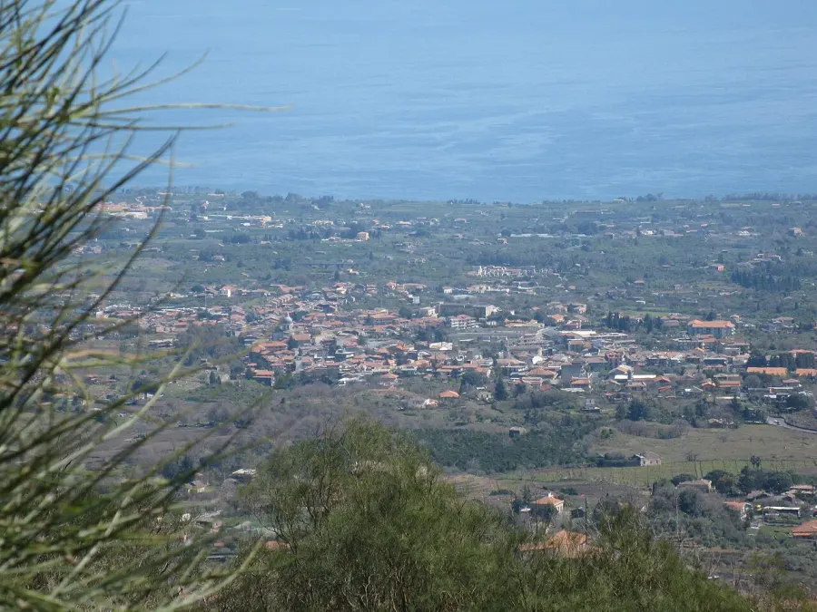 La carte Santa Venerina