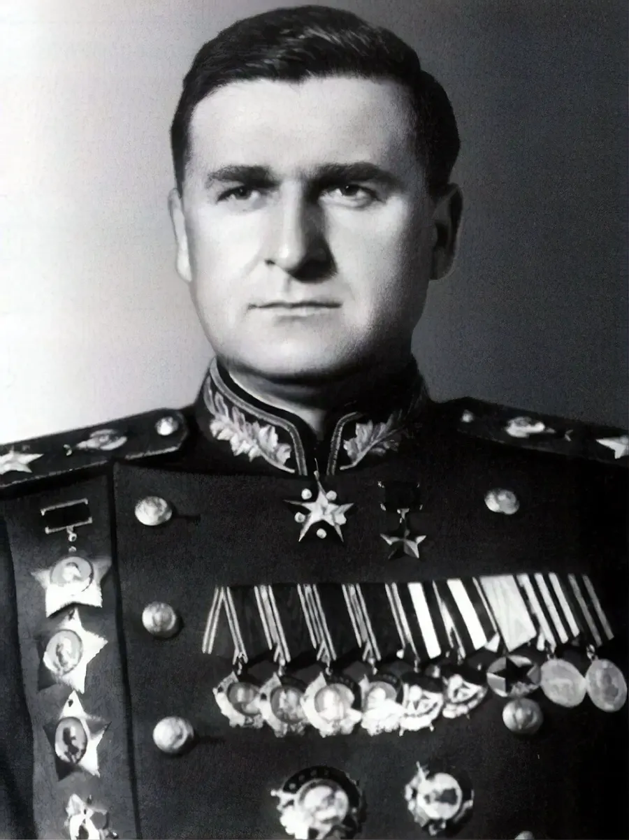 La carte Vassili Sokolovski
