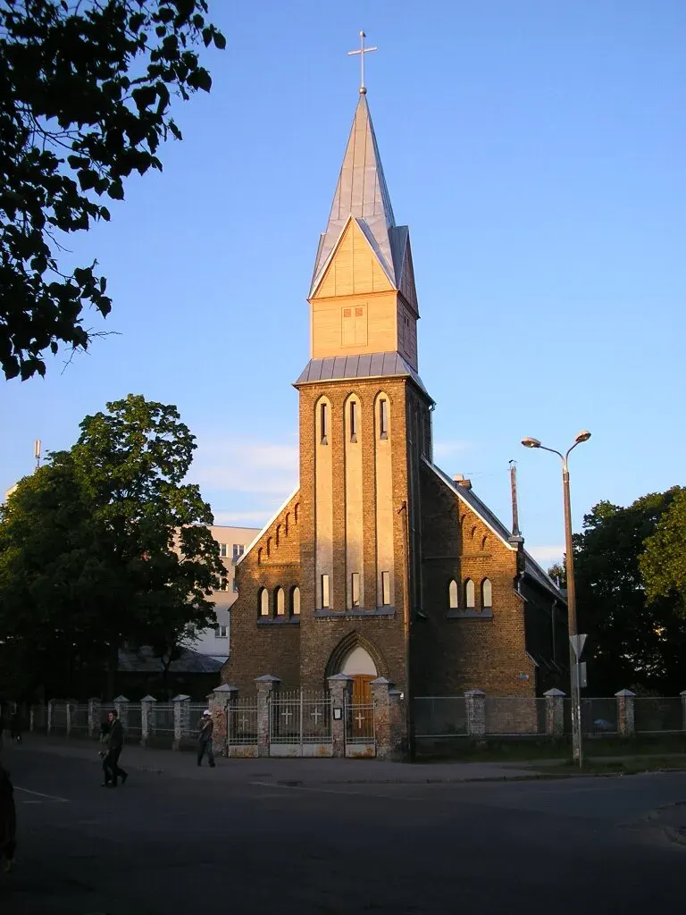 La carte Église de l'Assomption de la Vierge Marie de Bolderāja