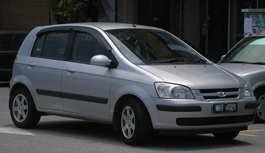 La carte Hyundai Getz