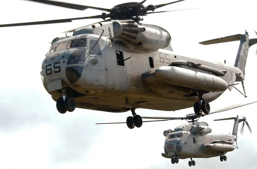 La carte Sikorsky CH-53 Sea Stallion