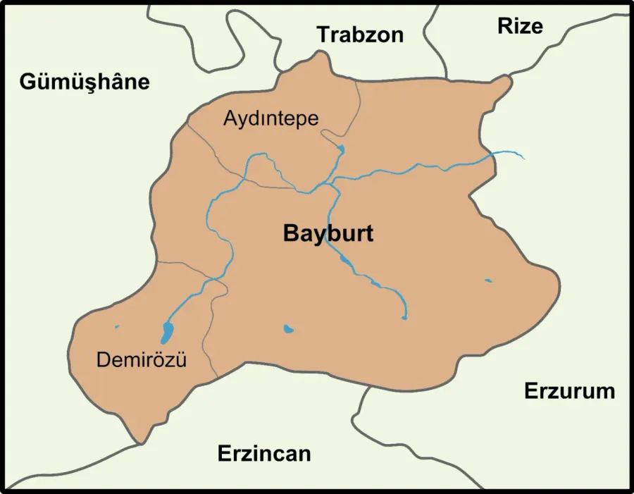 The Bayburt Province card