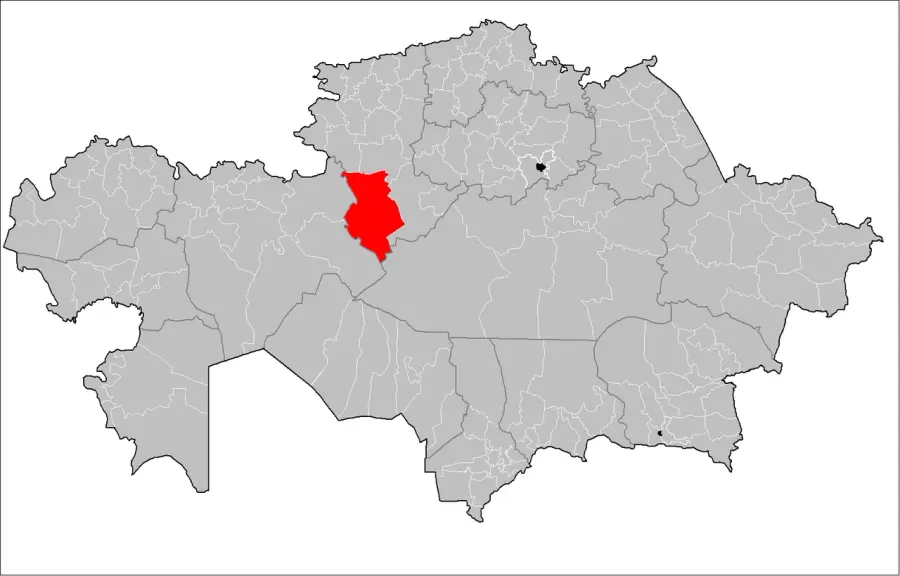 La carte District de Jangueldy