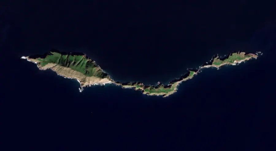 La carte Île Anacapa
