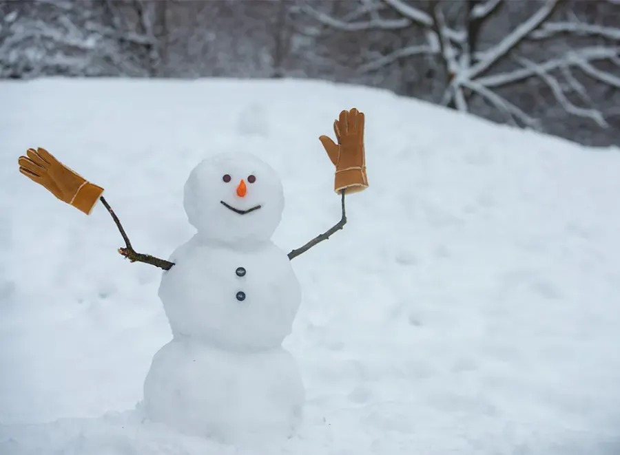 La carte Bonhomme de neige