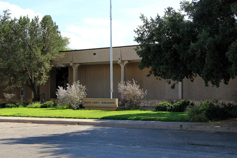The Martin County, Texas card