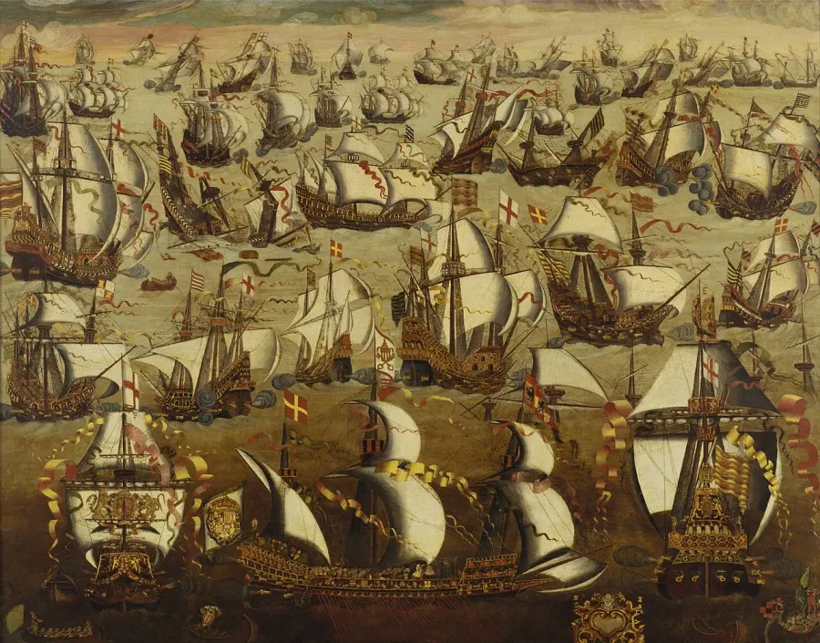 La carte Années 1580