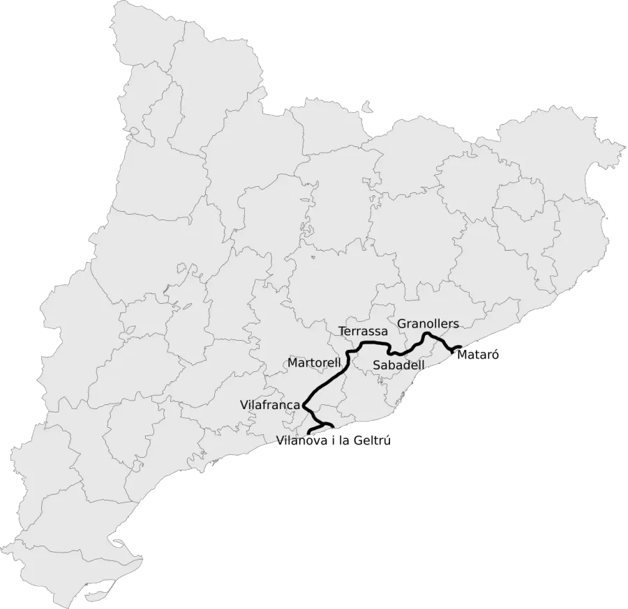 The Orbital Railway Line card