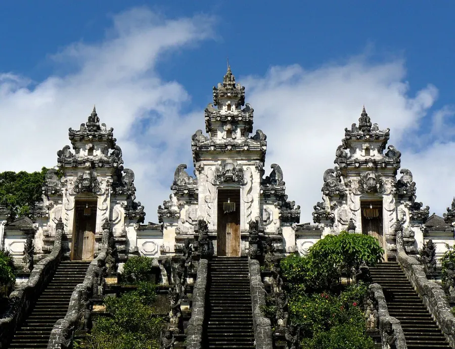 La carte Pura Lempuyang Luhur