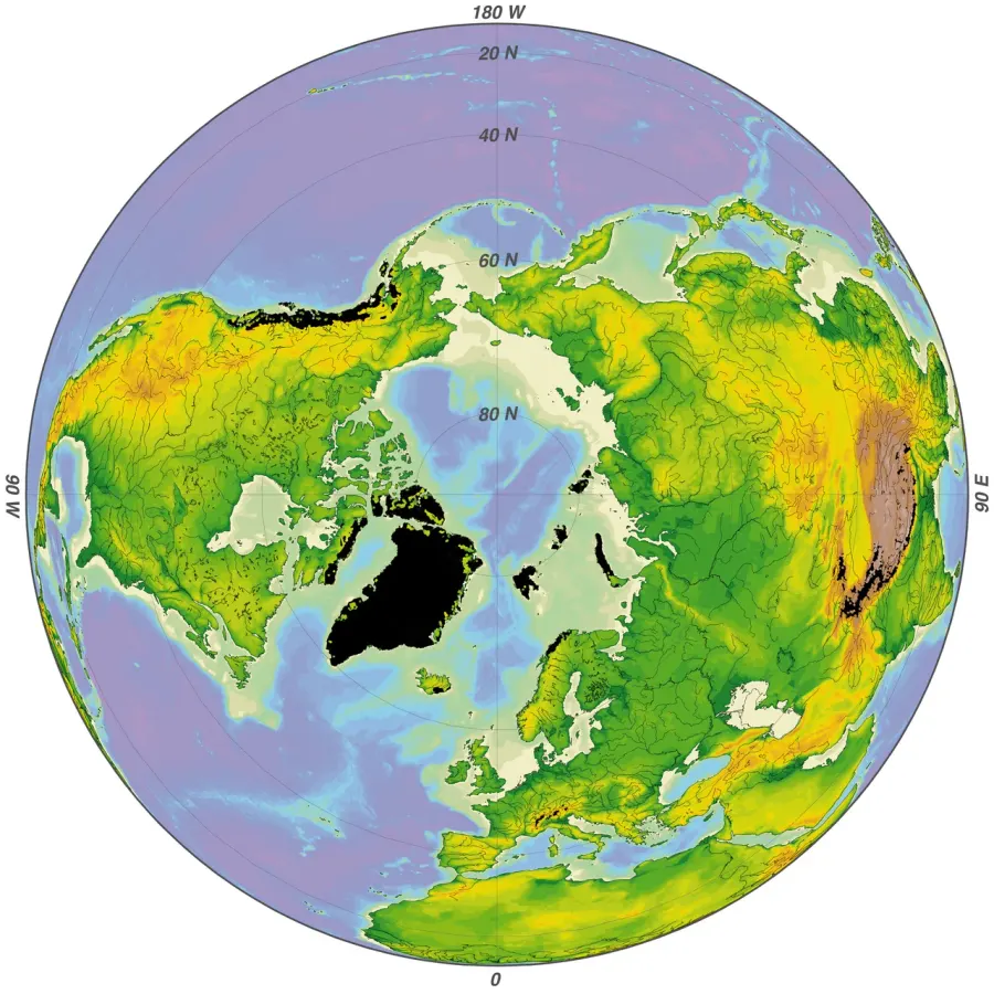 La carte Période interglaciaire
