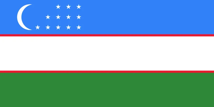 La carte Équipe d'Ouzbékistan de football