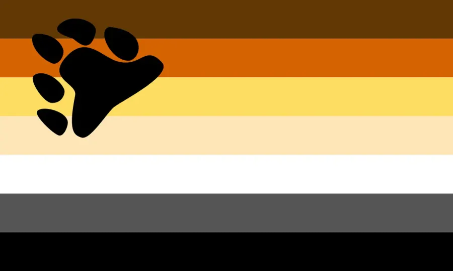 La carte Drapeau bear