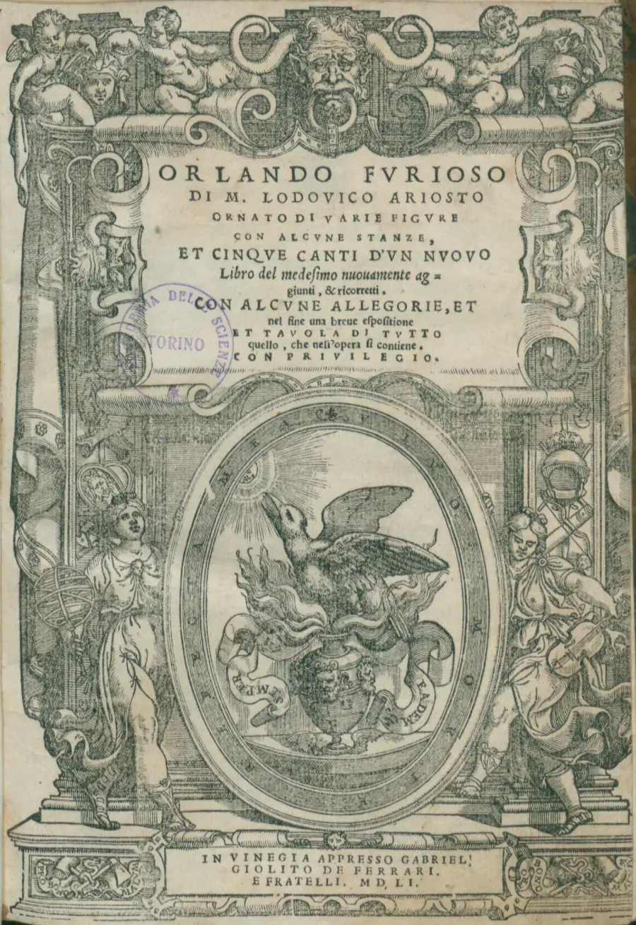 La carte Orlando furioso