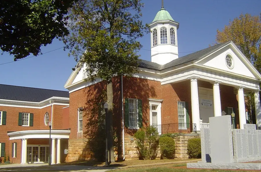 The Appomattox County, Virginia card