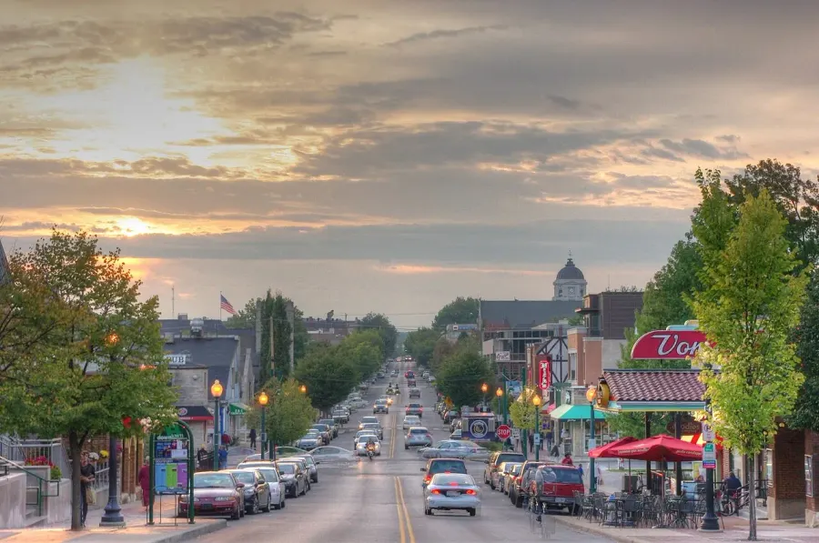 The Bloomington, Indiana card