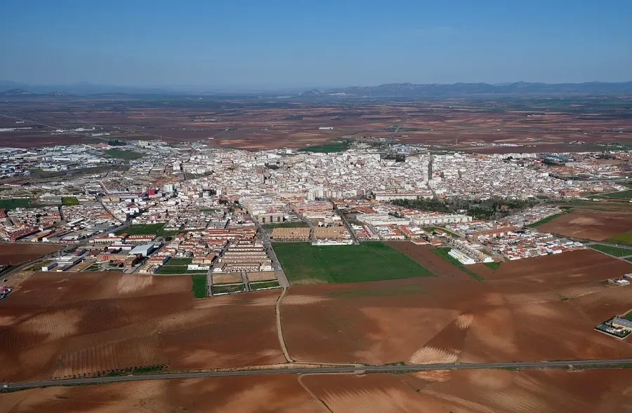 La carte Almendralejo