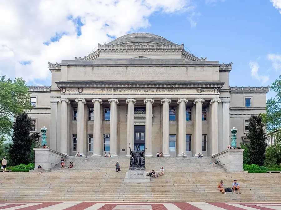 La carte Université Columbia