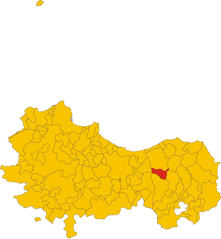 La carte Scillato